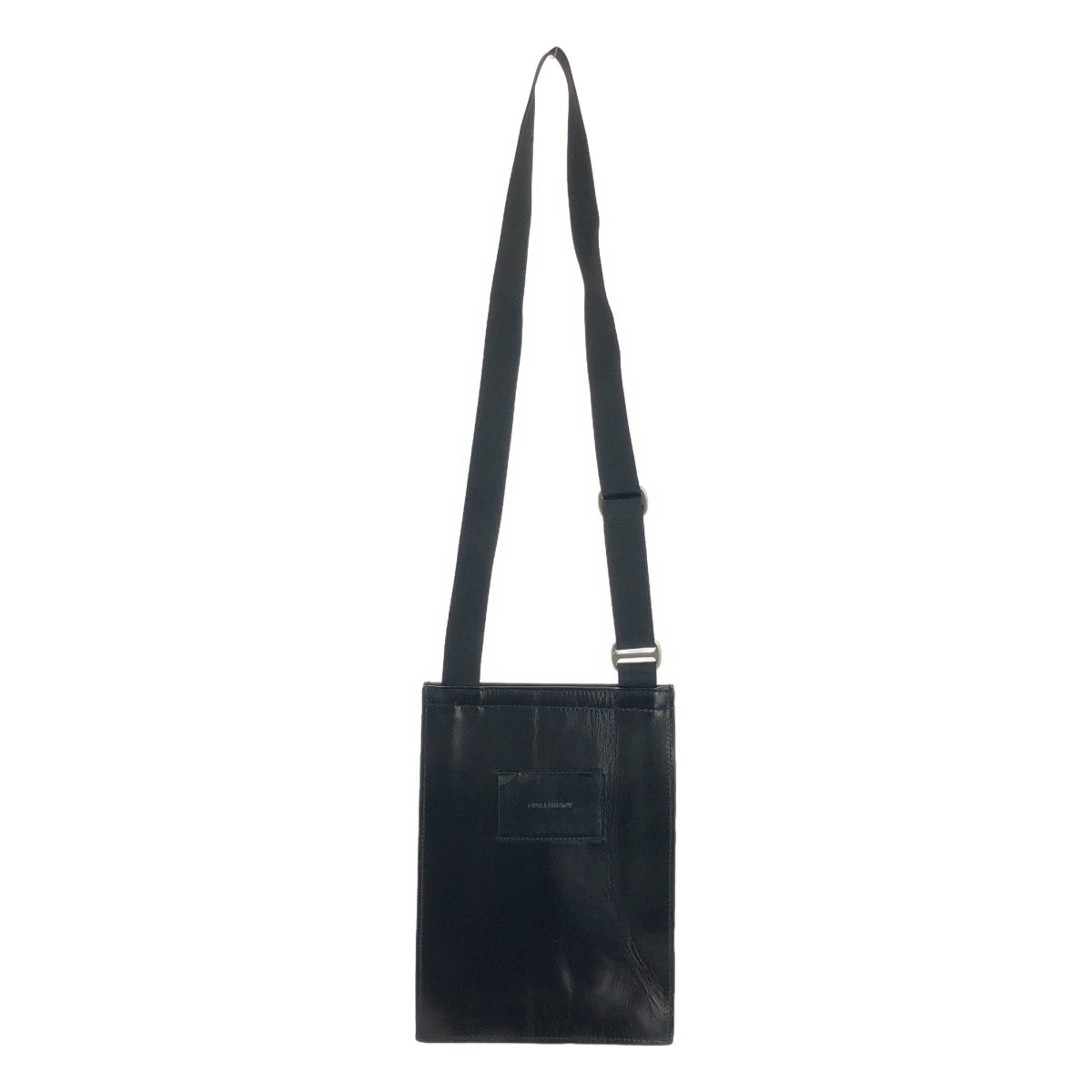 【미품】 OUR LEGACY / 아워레가시 | AAMON POCKET BAG 가죽 숄더백 | 블랙 | 남성