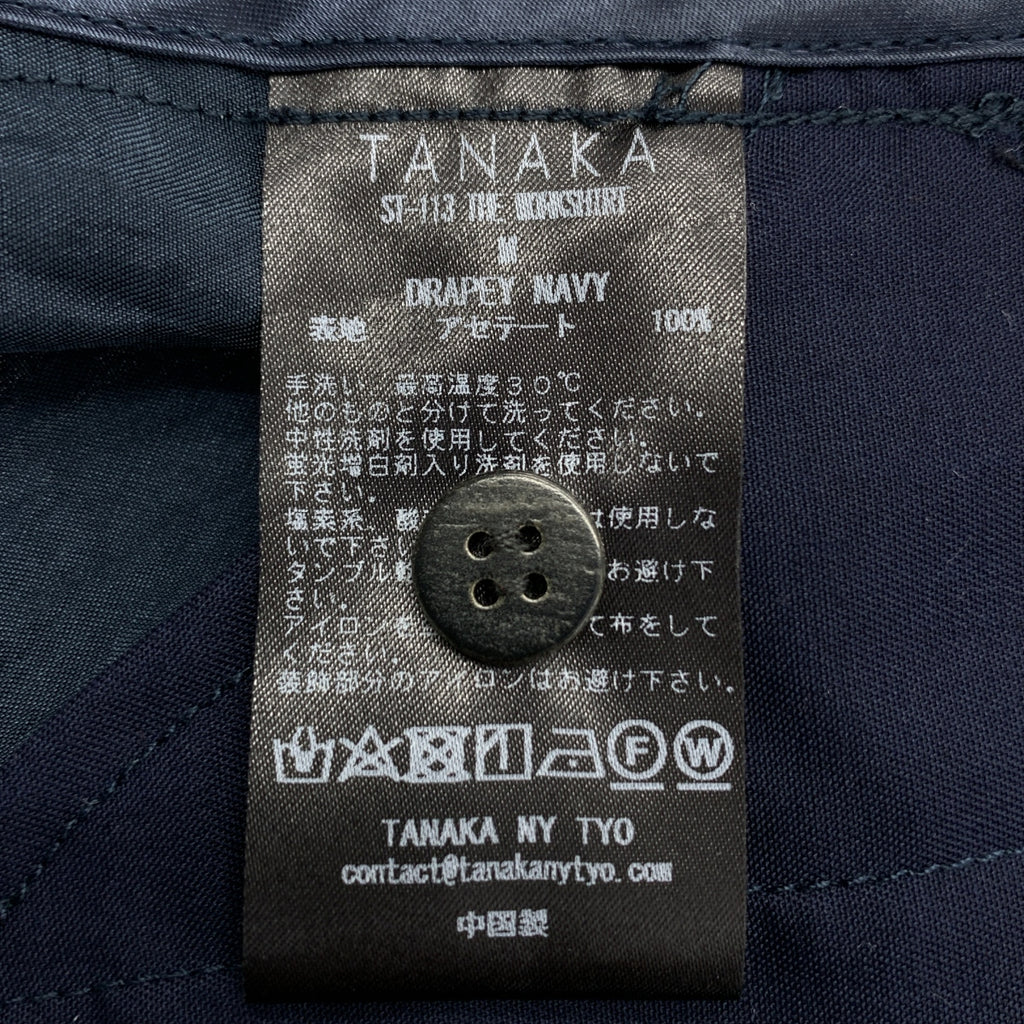 TANAKA / タナカ | WORK SHIRT サテン オープンカラー ワークシャツ | M | メンズ