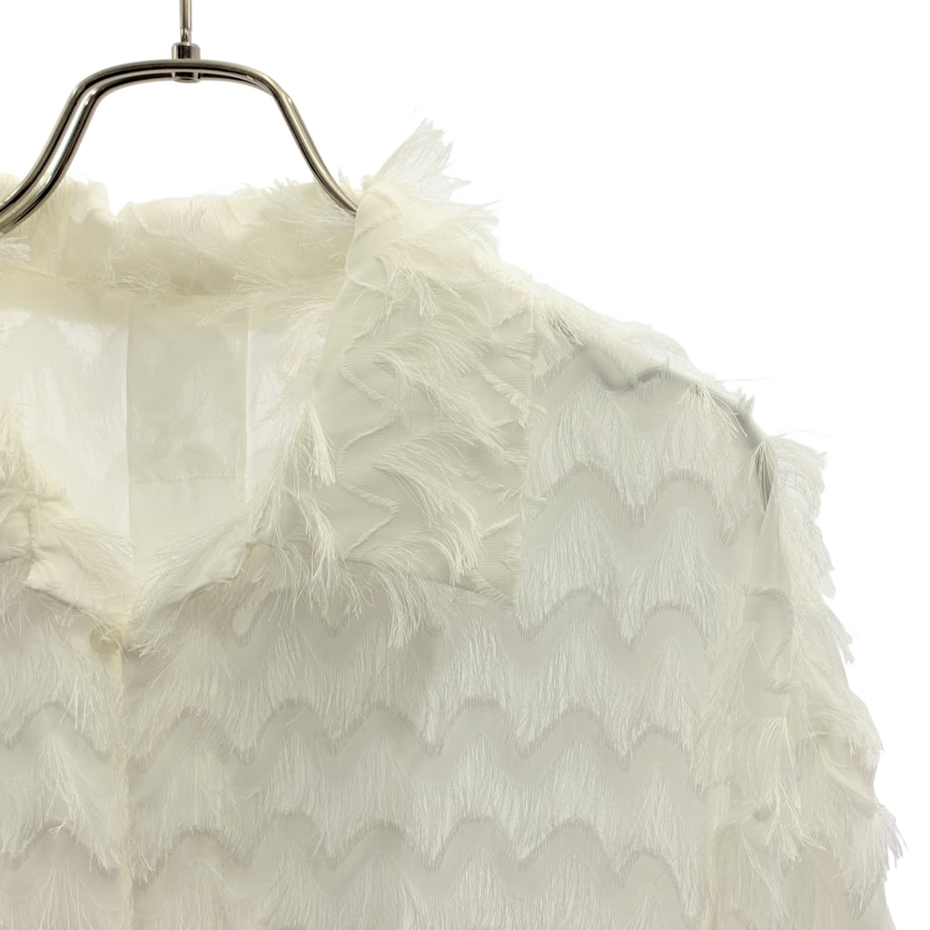 CITYSHOP / 시티 숍 | 2024SS | 프린지 오픈 컬러 셔츠 블라우스 | F | 여성