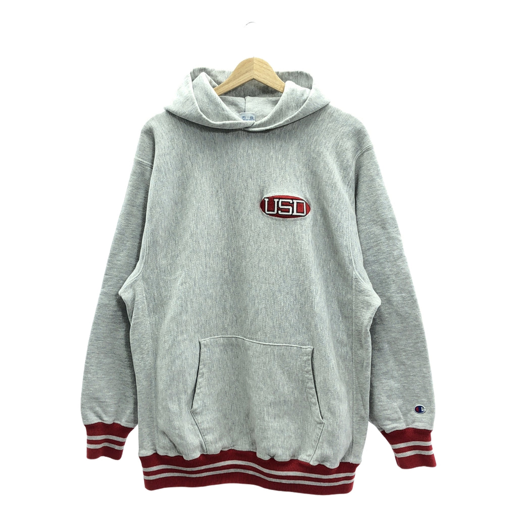 CHAMPION / 챔피언 | 1990s～ vintage / 빈티지 usa제 Reverse Weave / 리버스위브 usd 스웨트 푸디 | XXL | 회색 | 남성