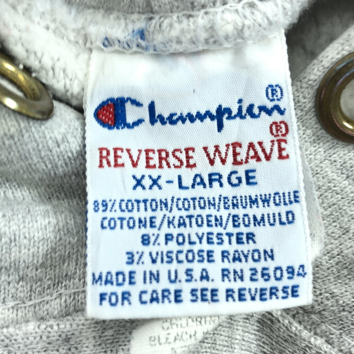 CHAMPION / チャンピオン | 1990s～ vintage / ヴィンテージ usa製 Reverse Weave / リバースウィーブ usd スウェット フーディ | XXL | グレー | メンズ
