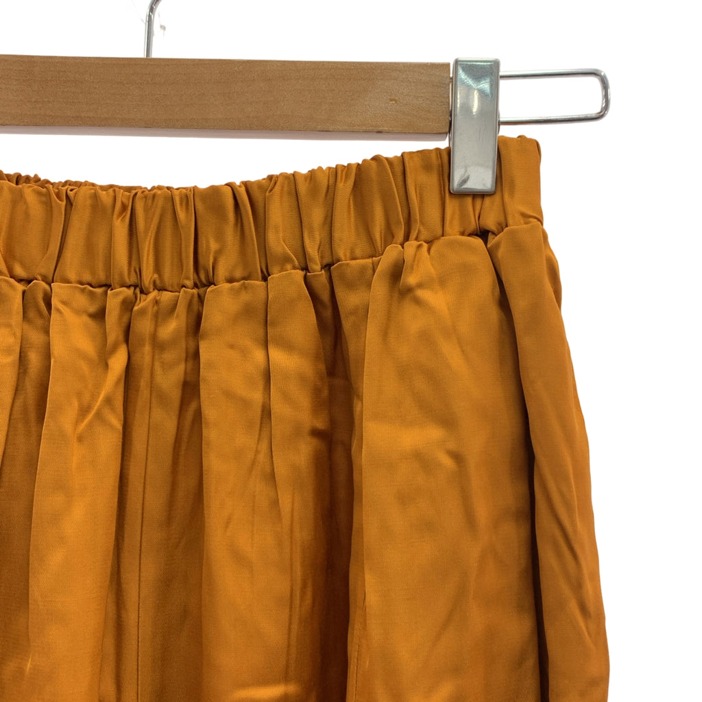 【新品】  BASErange / ベースレンジ | 2024SS | NEIL PANTS サテン イージーパンツ | XS | オレンジ | レディース