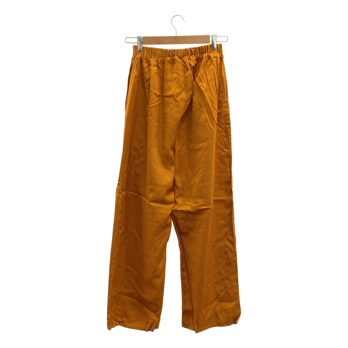 【新品】  BASErange / ベースレンジ | 2024SS | NEIL PANTS サテン イージーパンツ | XS | オレンジ | レディース