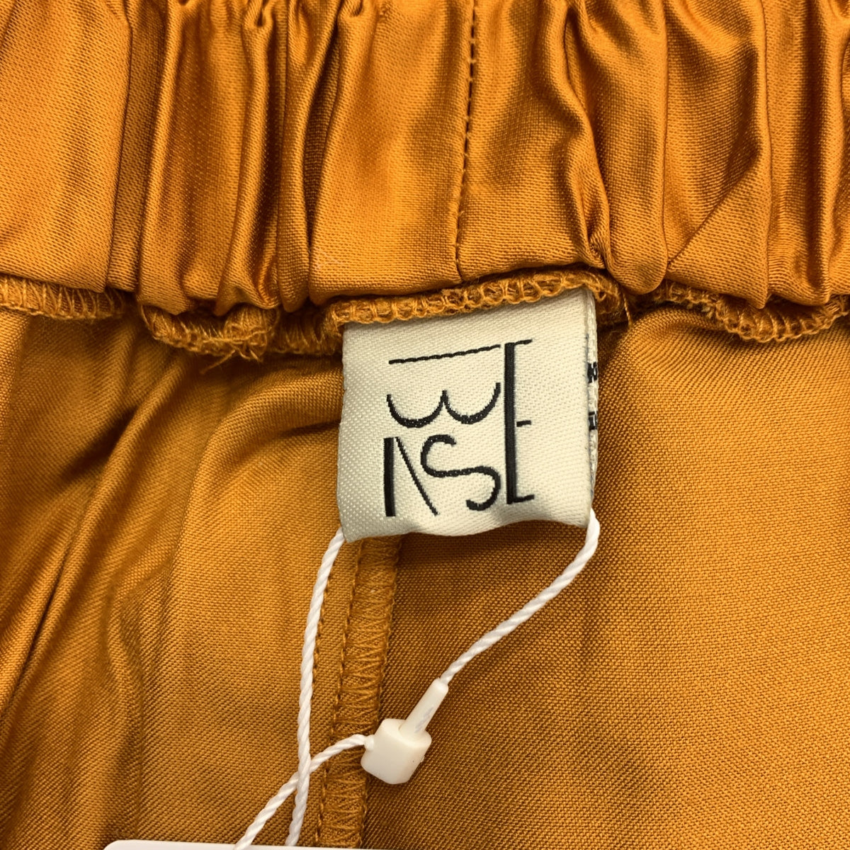 【新品】  BASErange / ベースレンジ | 2024SS | NEIL PANTS サテン イージーパンツ | XS | オレンジ | レディース