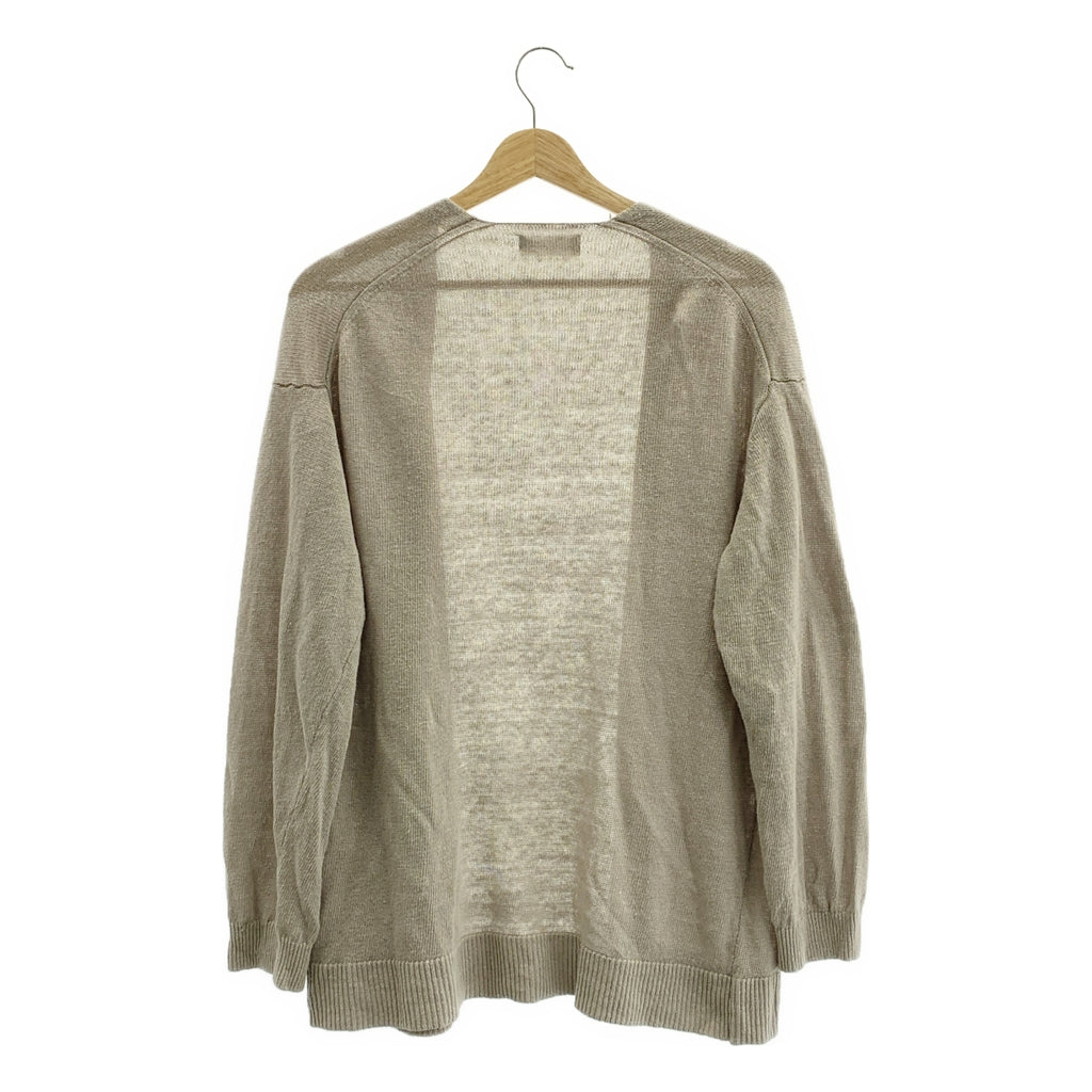 URBAN RESEARCH | 亞麻針織開襟衫 | F碼 | 女款