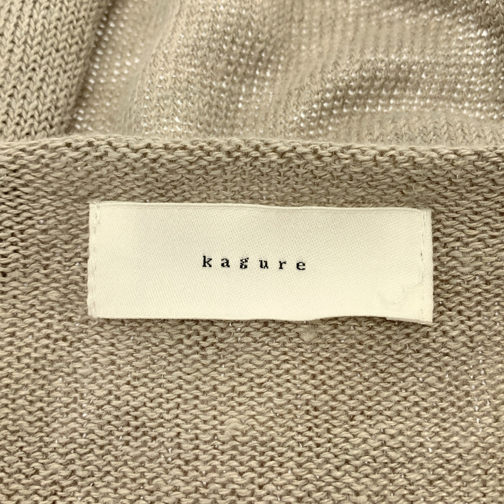 URBAN RESEARCH | 亞麻針織開襟衫 | F碼 | 女款