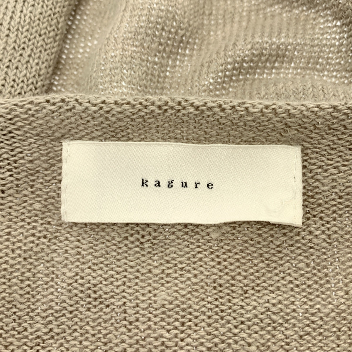 URBAN RESEARCH | 亞麻針織開襟衫 | F碼 | 女款