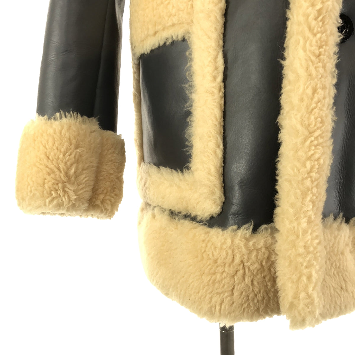 sacai サカイ Faux Shearling Coatフェイクムートンコート ...