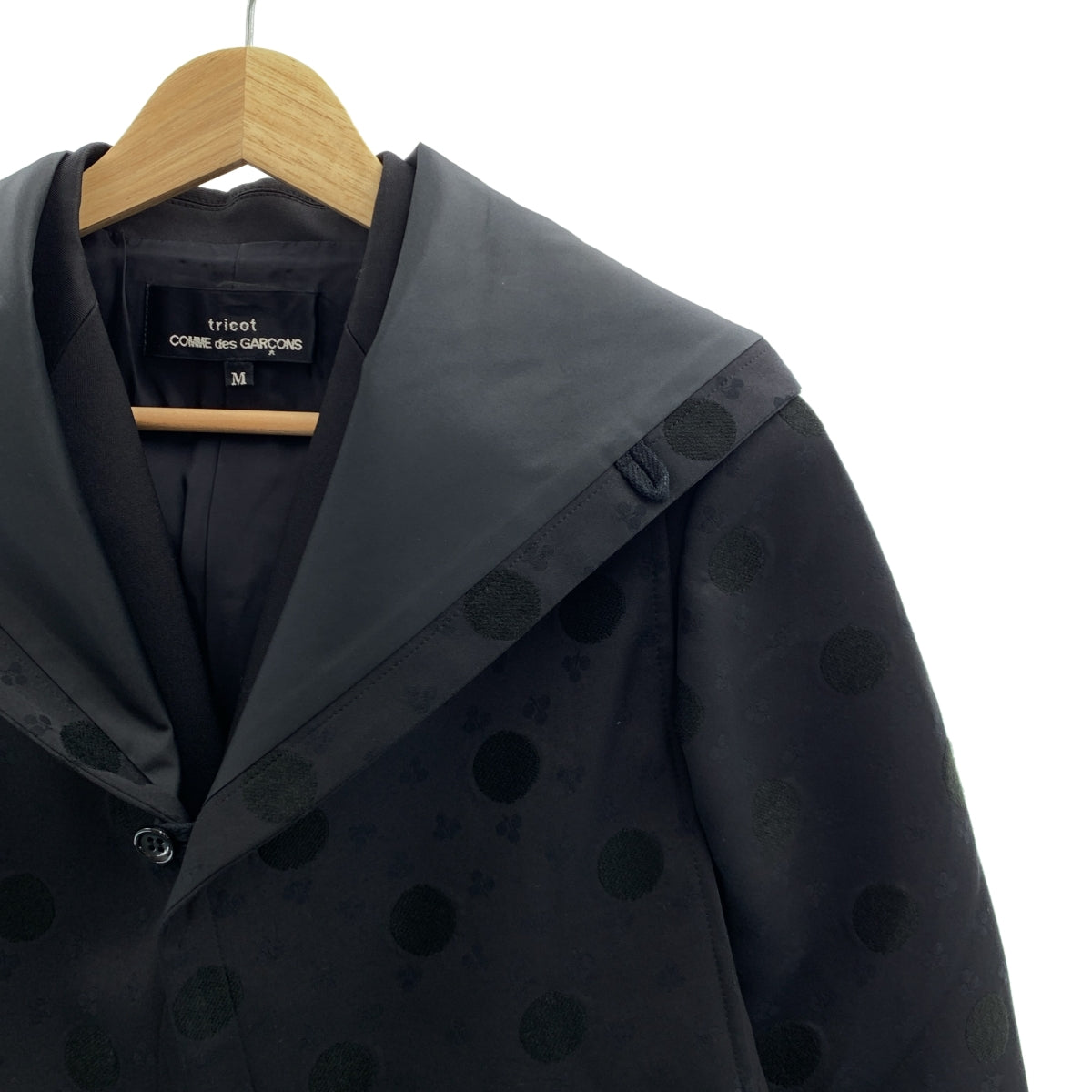 tricot COMME des GARCONS / Tricom De Galson | 2019AW | 도트 레이어드 테일러드 재킷 | M | 여성