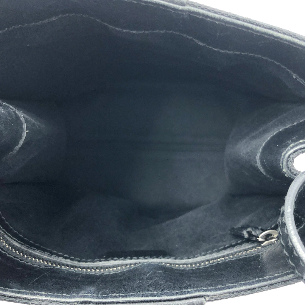 【美品】  GUCCI / グッチ | 110292 / GGキャンバス レザーワンショルダー バッグ | ブラック | レディース