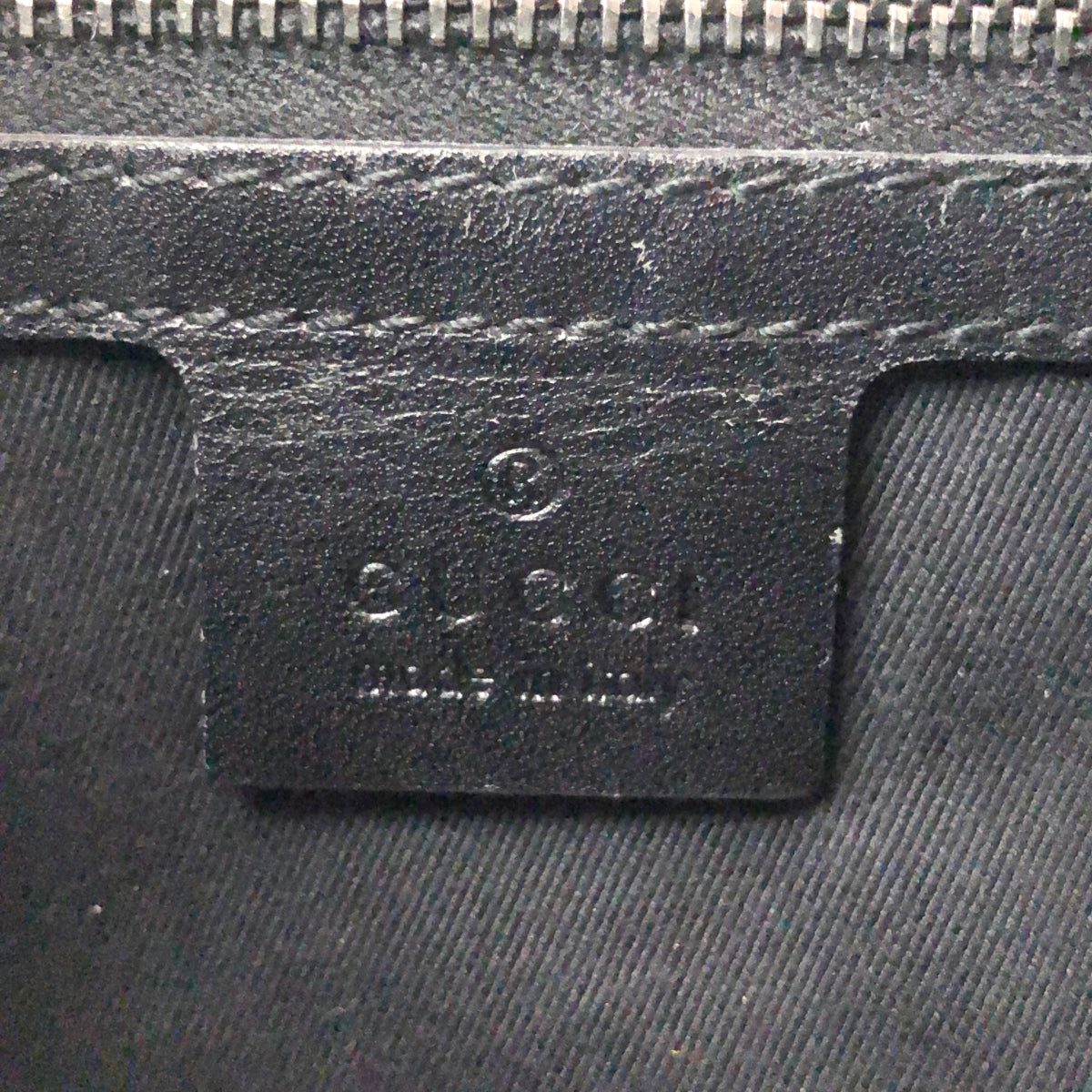 [品相良好] GUCCI | 110292 / GG帆布皮革肩背包 | 黑色 | 女款