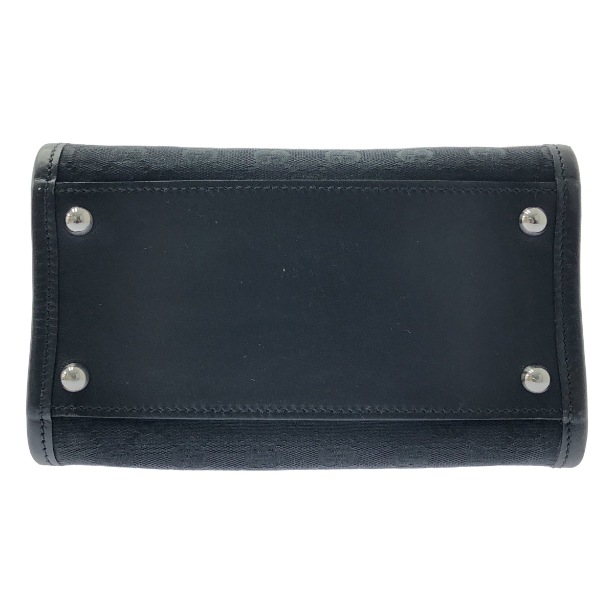 [品相良好] GUCCI | 110292 / GG帆布皮革肩背包 | 黑色 | 女款