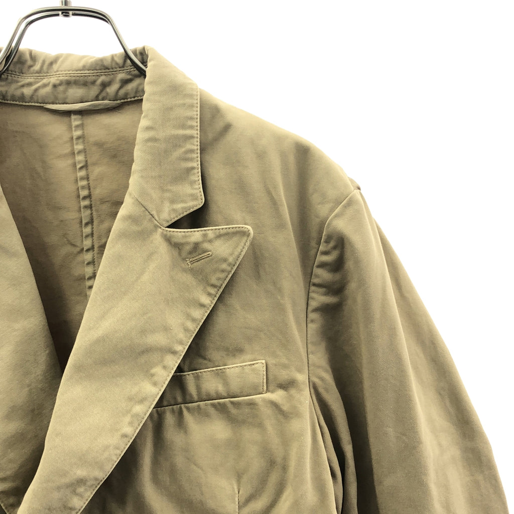 PRADA / 프라다 | 코튼 더블 피크 드래퍼 재킷 | 44R | 남성