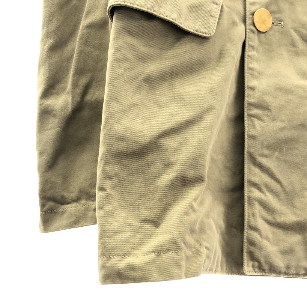 PRADA / 프라다 | 코튼 더블 피크 드래퍼 재킷 | 44R | 남성