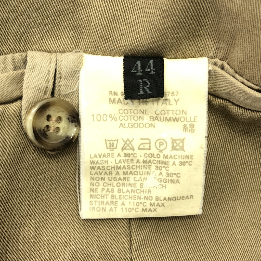 PRADA / 프라다 | 코튼 더블 피크 드래퍼 재킷 | 44R | 남성