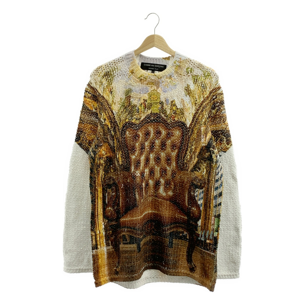 COMME des GARÇONS HOMME PLUS | 2024 春夏 |聚酯圖案轉印印花針織布 | S 號 |男士