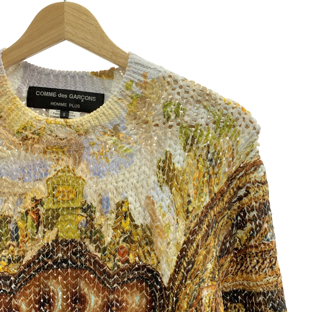 COMME des GARÇONS HOMME PLUS | 2024 春夏 |聚酯圖案轉印印花針織布 | S 號 |男士