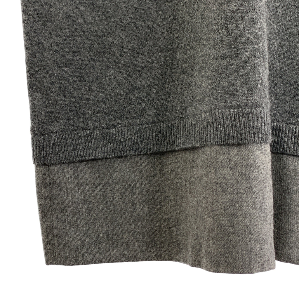 FABIANA FILIPPI / ファビアナフィリッピ | ウール シルク カシミヤ スリーブレス ニット ワンピース | S | レディース