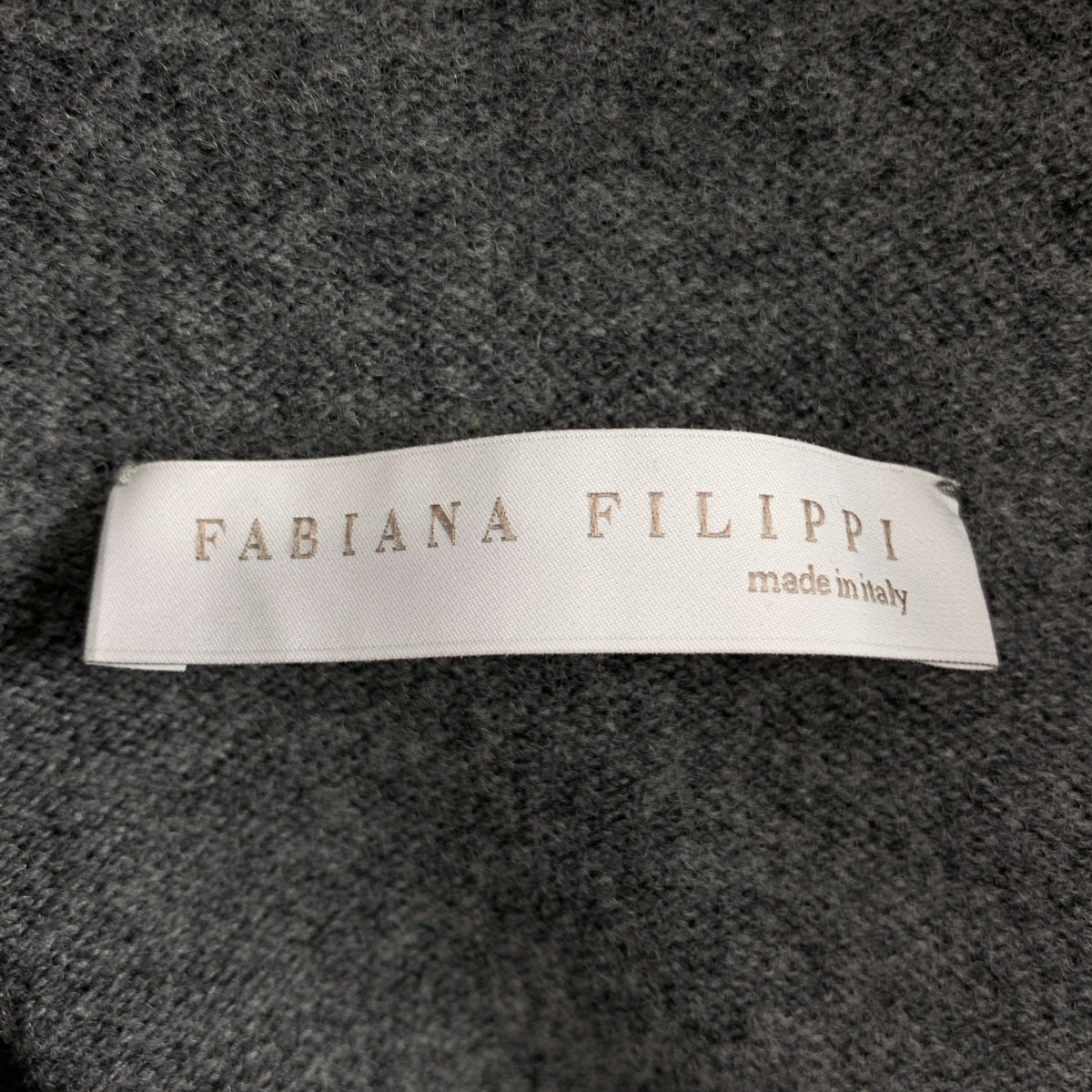 FABIANA FILIPPI / ファビアナフィリッピ | ウール シルク カシミヤ スリーブレス ニット ワンピース | S | レディース