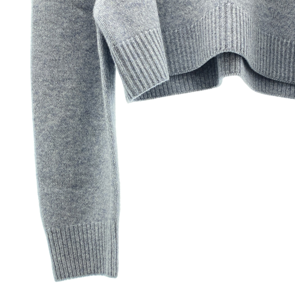 ENFOLD | 2025AW | 寬肩短套頭衫 | 羊毛寬肩短針織 | 尺寸 38 |