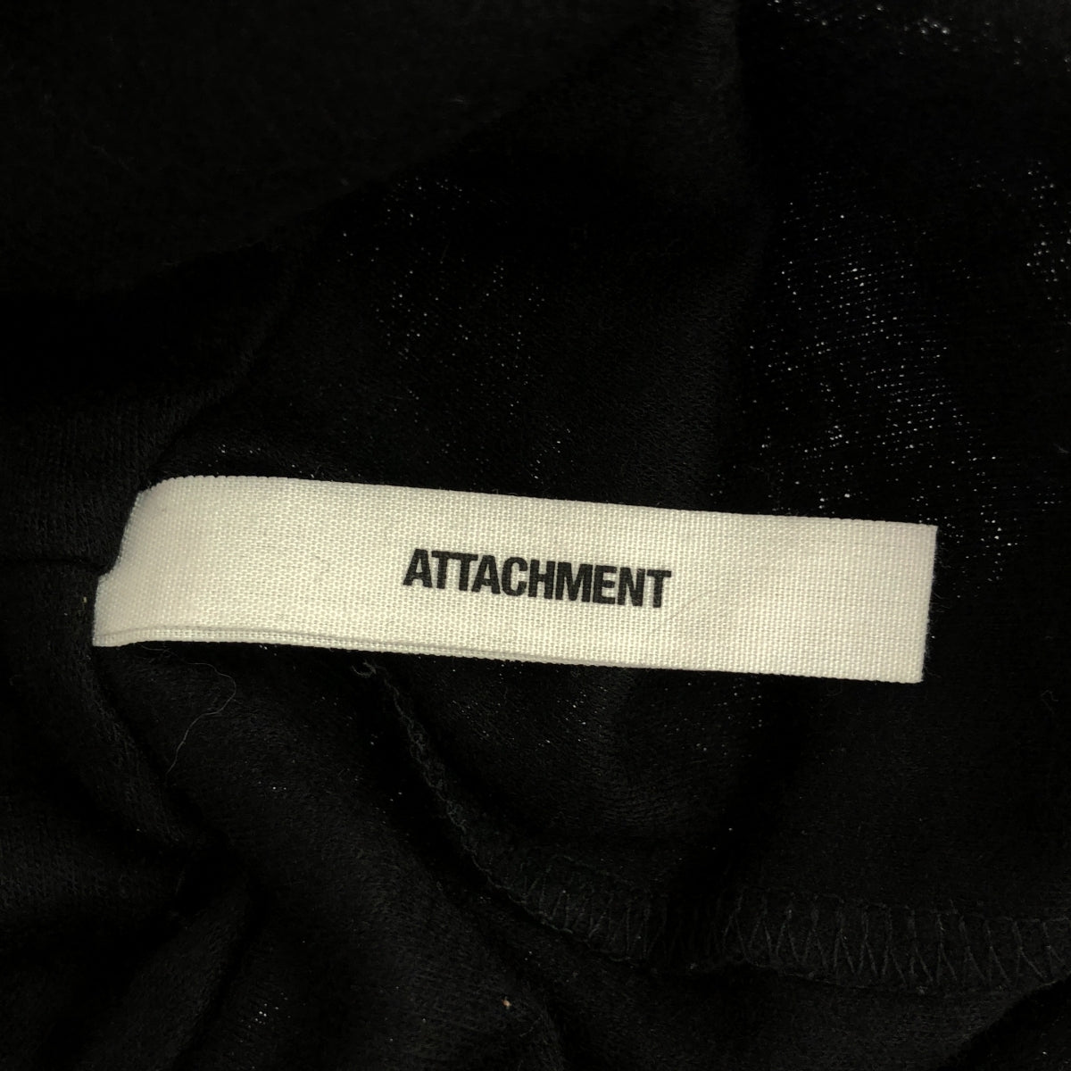ATTACHMENT / アタッチメント | フランネラーナスムース ストール カーディガン ジャケット | 2 | ブラック | メンズ