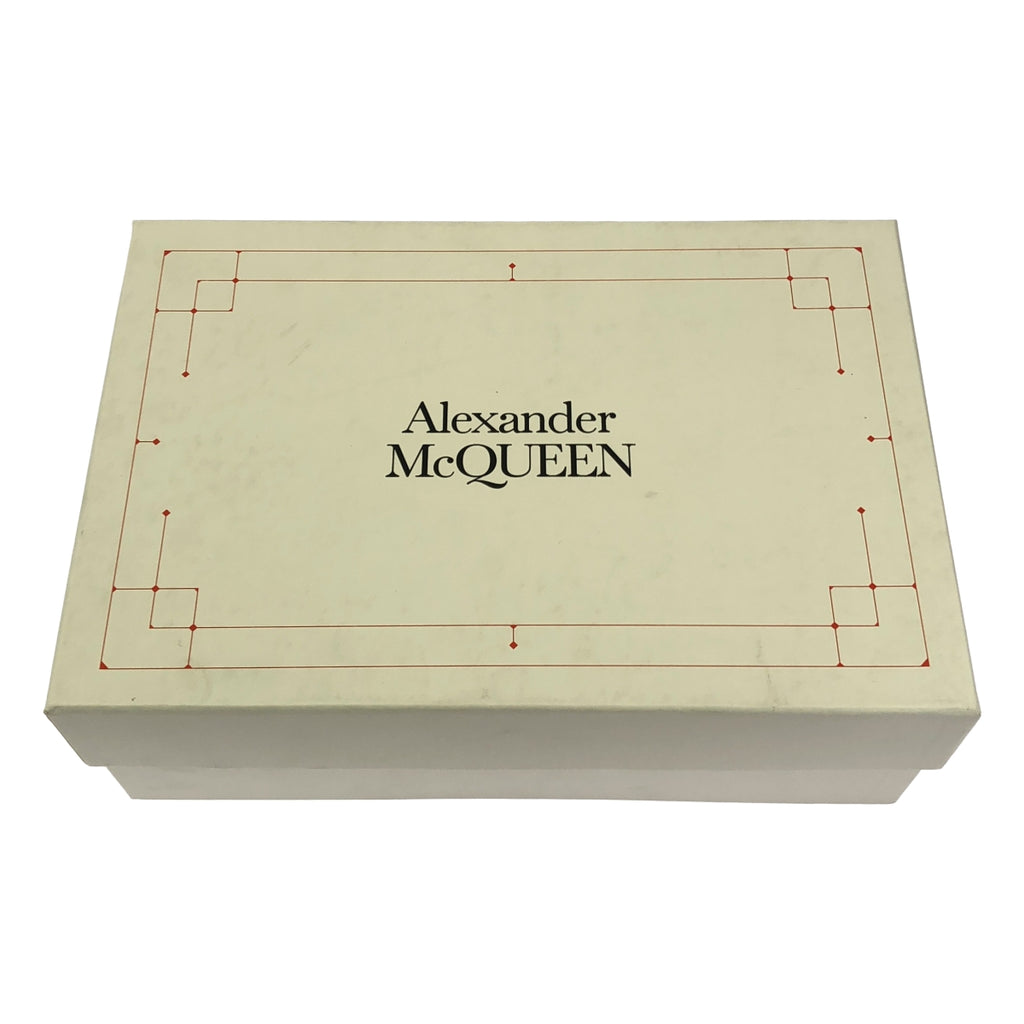 【新品】  ALEXANDER MCQUEEN / アレキサンダーマックイーン | LEATHER BIKER BOOTS レザー バイカーブーツ | 36 | ブラック / ゴールド | レディース