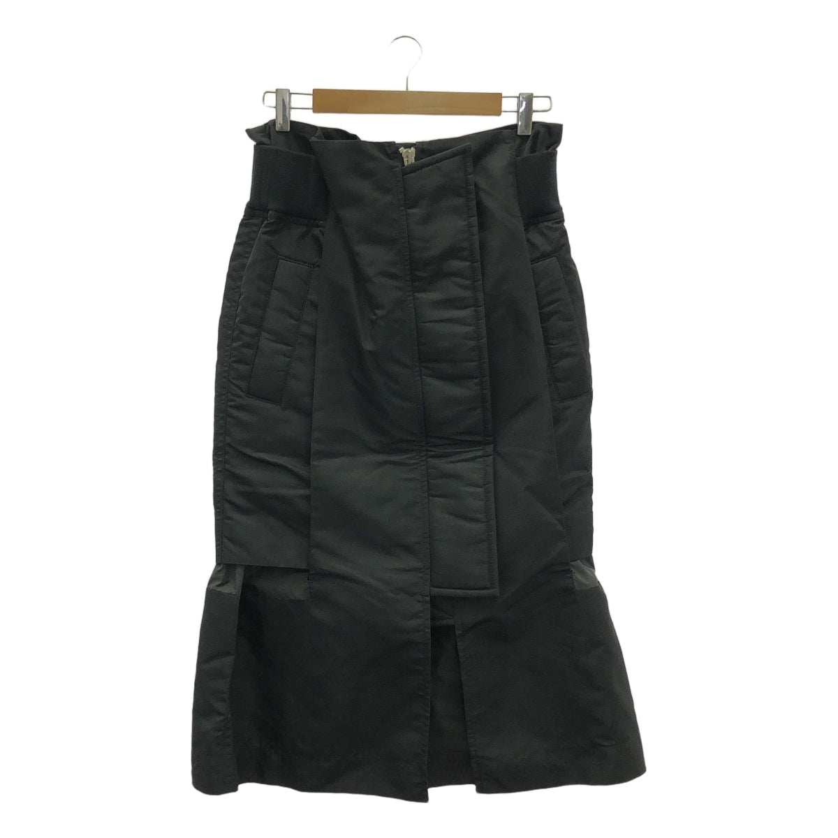 【美品】  sacai / サカイ | 2022SS | Nylon Twill Mix Skirt スカート | 3 | ブラック | レディース
