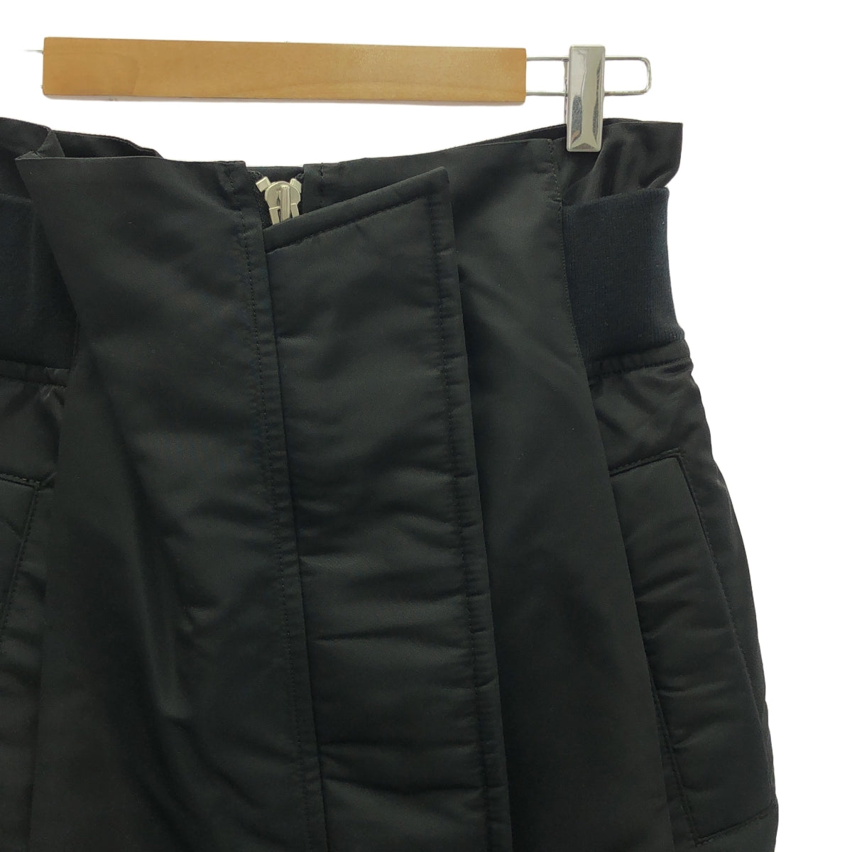 【美品】  sacai / サカイ | 2022SS | Nylon Twill Mix Skirt スカート | 3 | ブラック | レディース