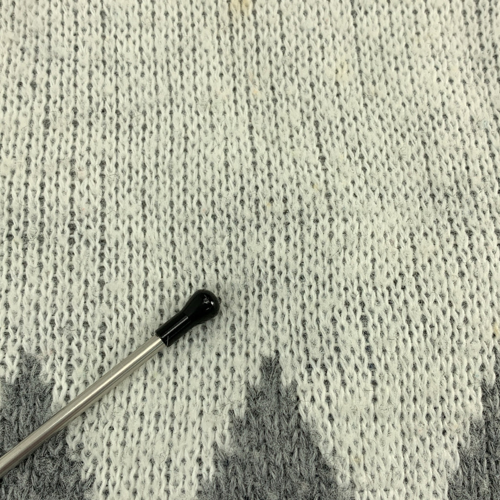 VINTAGE / ヴィンテージ古着 | BRENT / アーガイル ジップアップ アクリル ニットカーディガン | M | メンズ