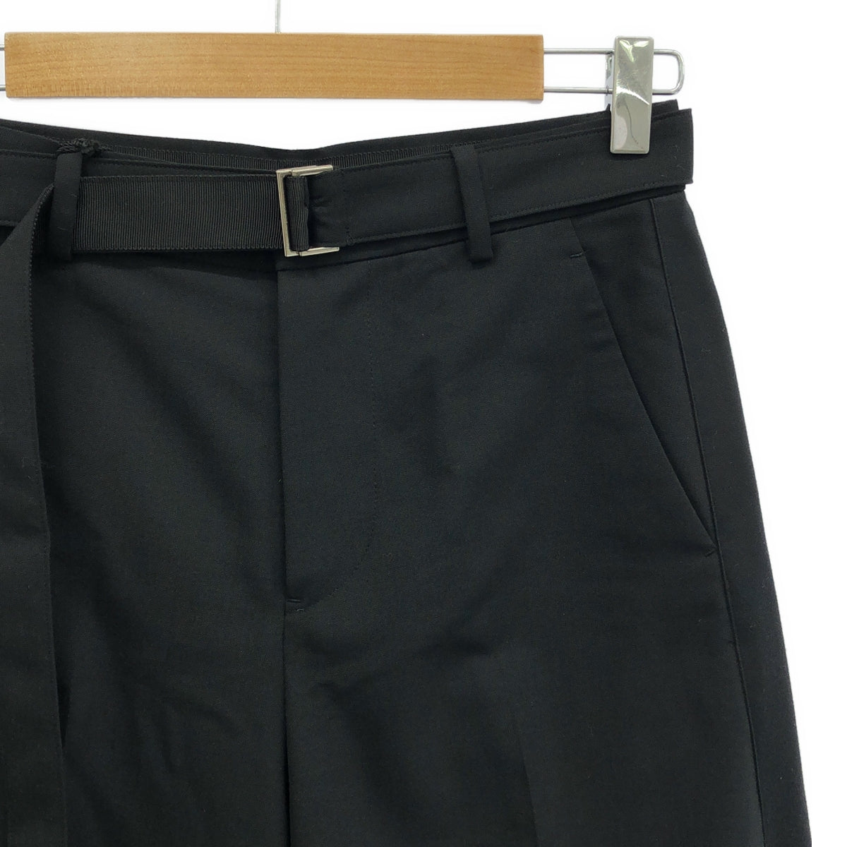 [Good Condition] sacai / Sacai | Suiting Pants Side Line Pants | 1 | Black | Women's