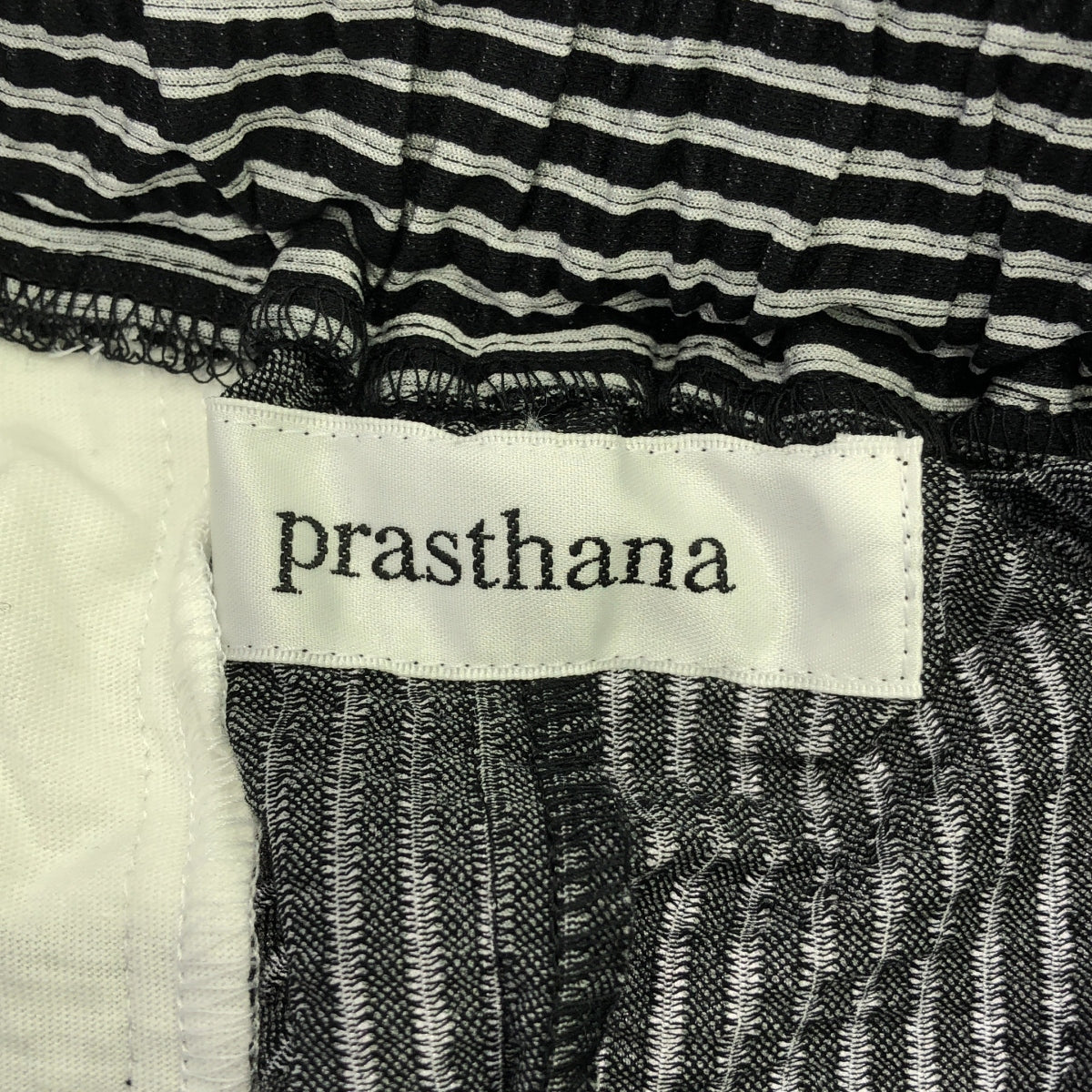 【新品】  prasthana / プラスターナ | super baggy easy pants / パンツ | M | ブラック | メンズ