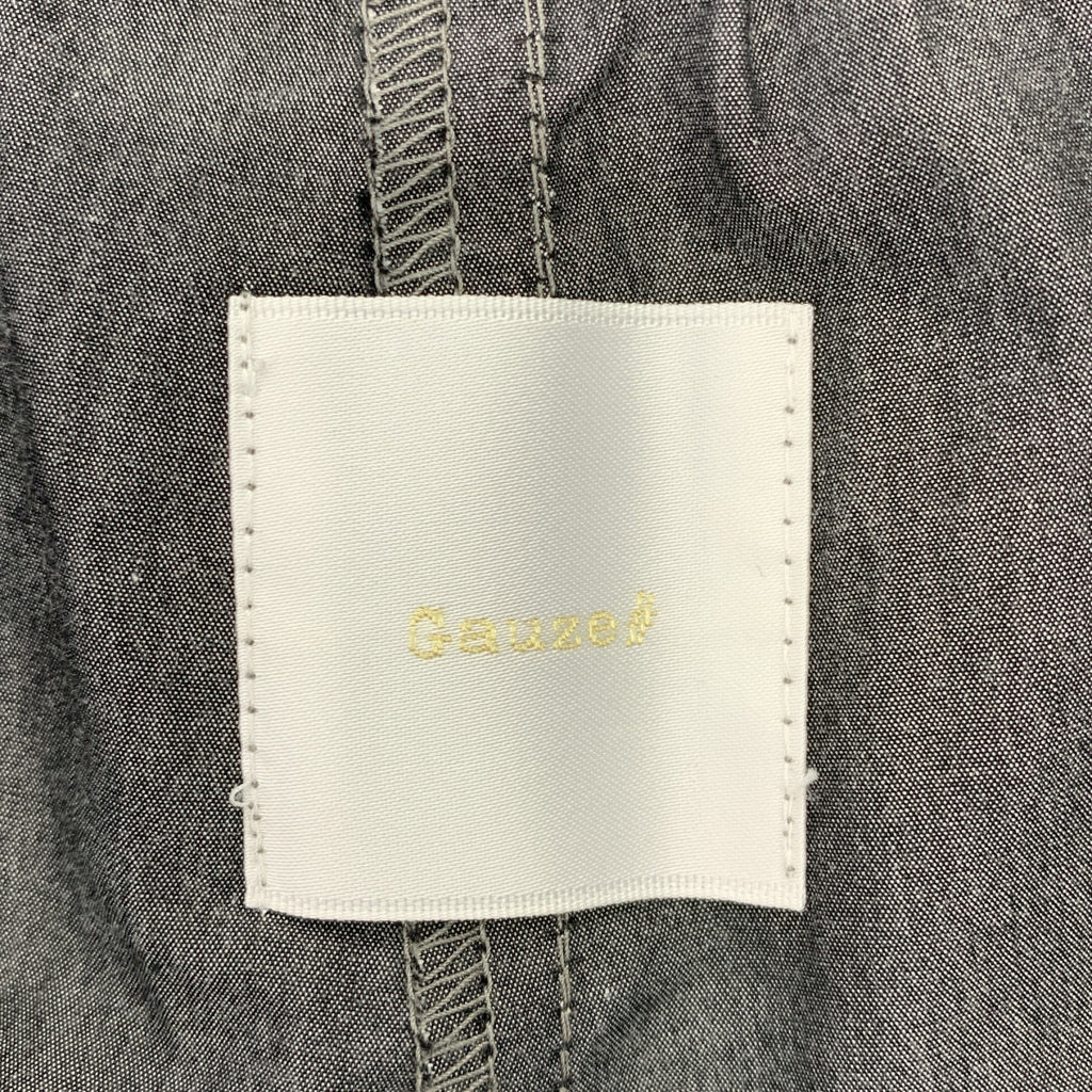 Gauze# / 거즈 | 코튼 2 택 와이드 이지 팬츠 | F | 그레이 | 여성