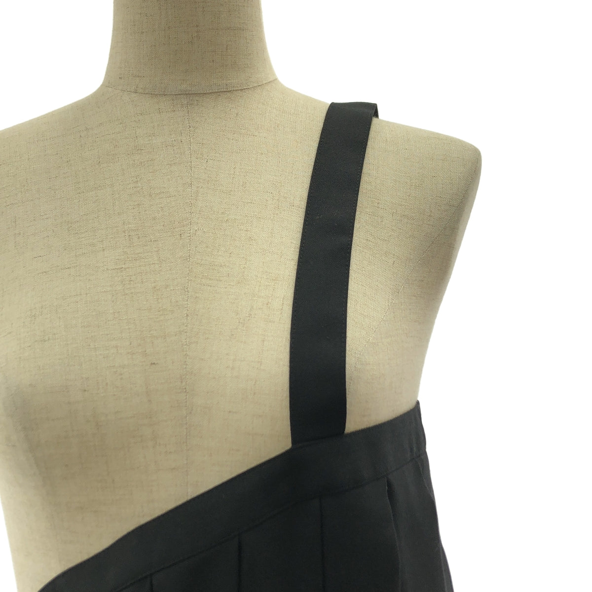 [狀況極佳] noir kei ninomiya | 2018 春夏 | 可調式褶皺洋裝 | S碼 | 黑色 | 女款