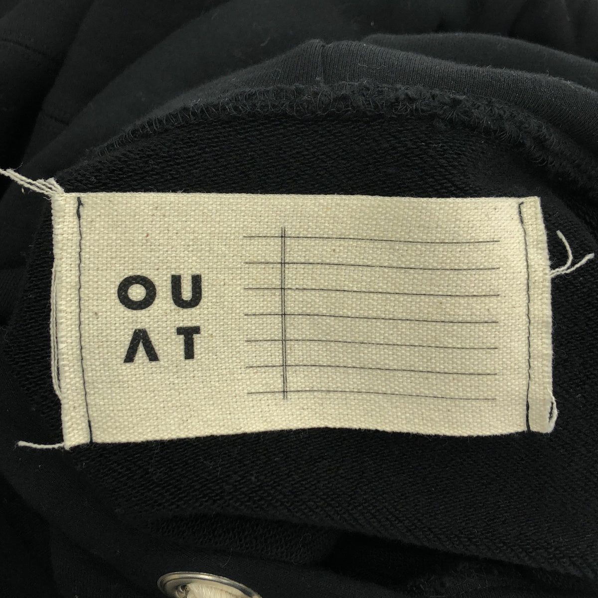 OUAT / 오유에이티 | SQUARE HOODIE 풀오버 파커 | M | 남성