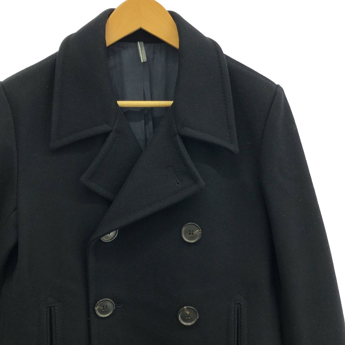 Dior homme / ディオールオム | 2005AW | エディ期 メルトンウール ショート Pコート | 44 | メンズ