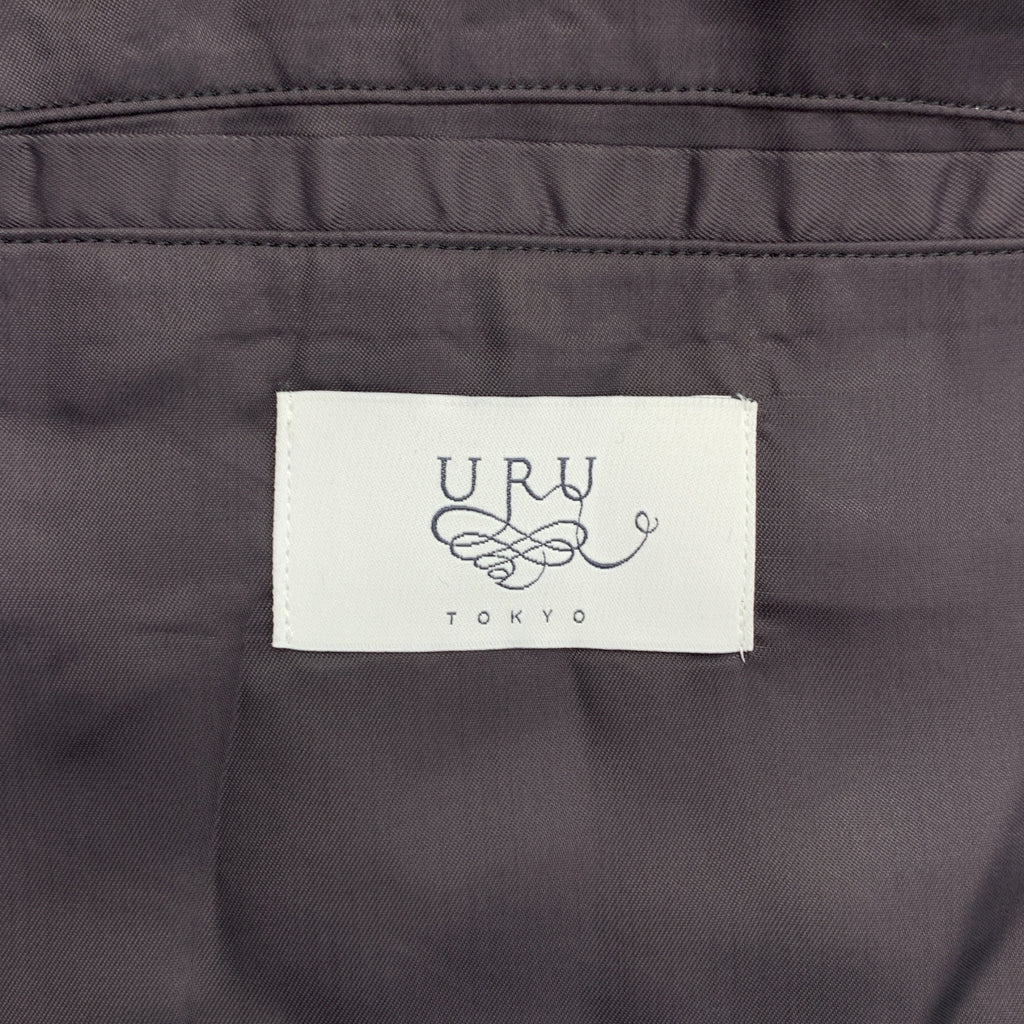 【美品】  URU / ウル | 2024AW | ZIP UP BLOUSON ウール シルク混 ジップアップ ブルゾン ジャケット | 2 | ブラック | メンズ