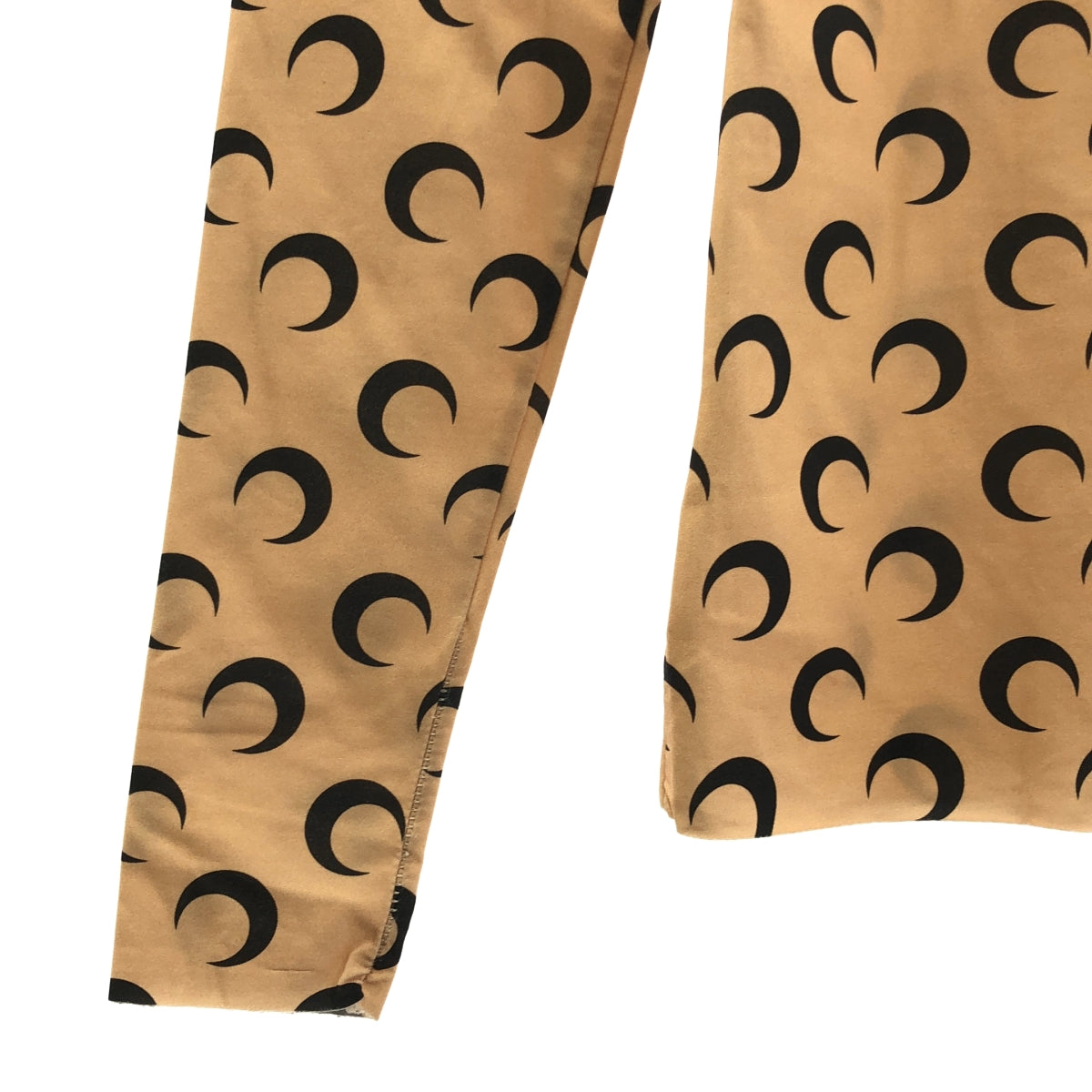 MARINE SERRE / 마린셀 | white line / 총무늬 스트레치 컷소우 | XS |