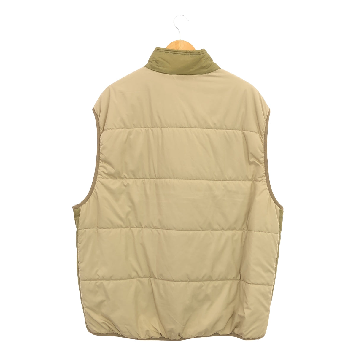 【美品】  DAIWA PIER39 / ダイワピアサーティンナイン | TECH REVERSIBLE PULLOVER PUFF VEST テックリバーシブル プルオーバー パフベスト | XL | ベージュ / カーキ | メンズ