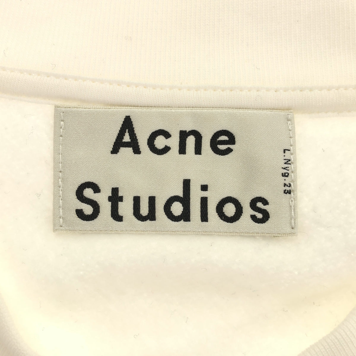 Acne Studios / アクネストゥディオズ | BIRD Z FLEECE コットン サイドジップ スウェット | XXS |