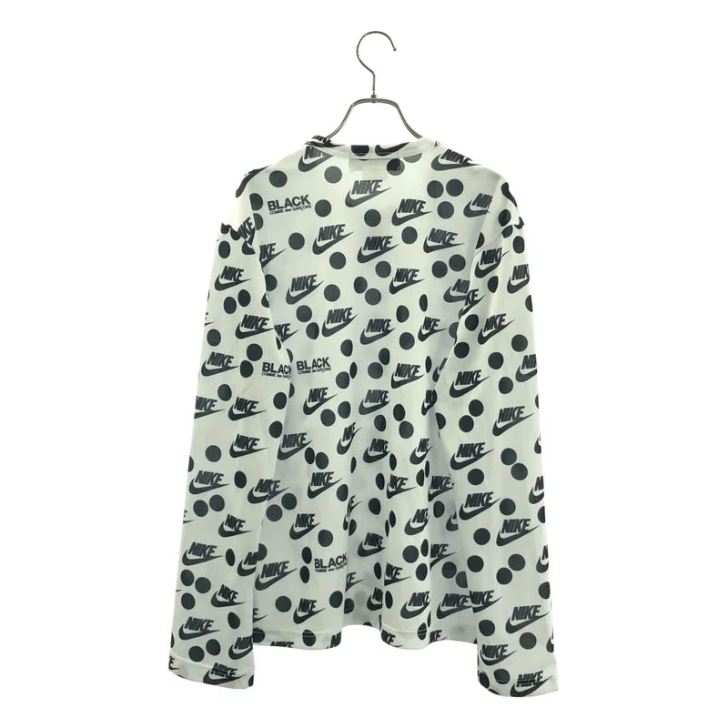 BLACK COMME des GARCONS / ブラックコムデギャルソン | 2019AW | ×NIKE / 総柄 ロゴ Tシャツ カットソー | L | メンズ