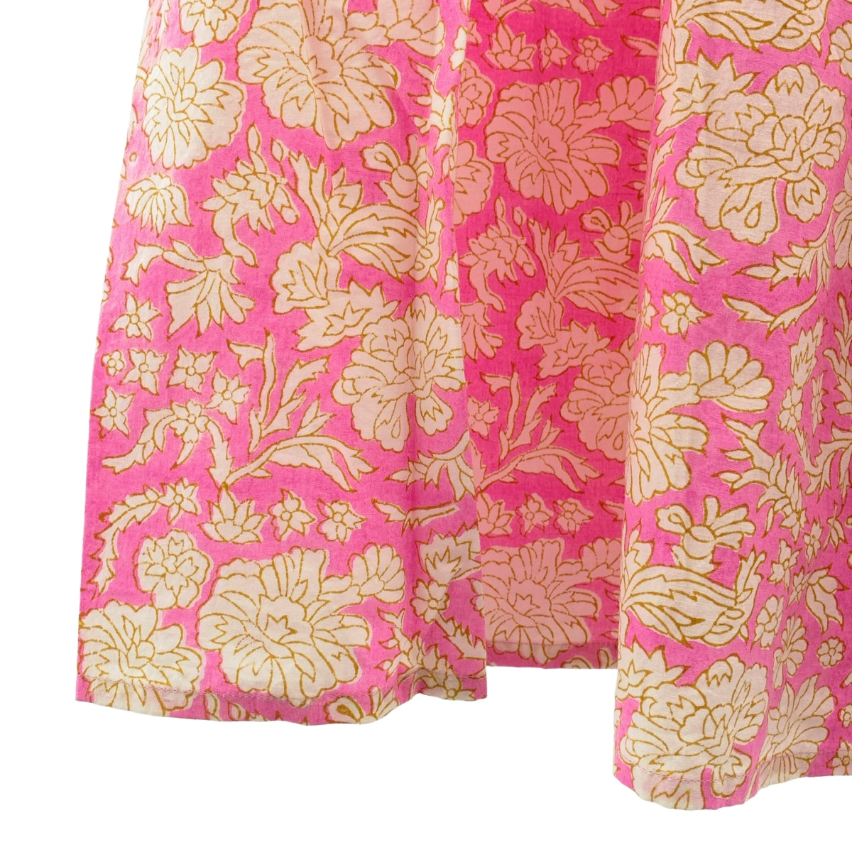 SZ Blockprints / エスゼットブロックプリント | × Ron Herman / ロンハーマン Nila Print Skirt / 総柄 フラワー ウエストゴム ボリューム スカート | XS | ピンク | レディース