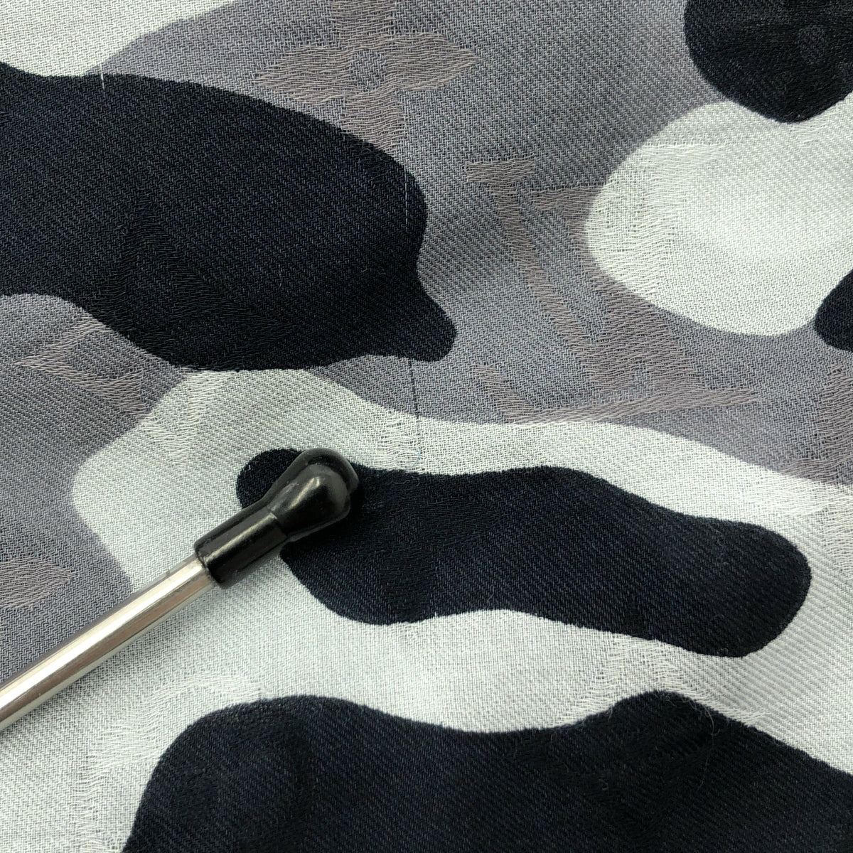 Louis Vuitton / ルイヴィトン | モノグラム 総柄 カモフラ ストール | ブラック/グレー