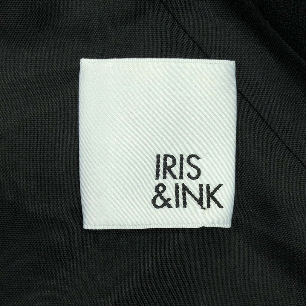 【新品】  IRIS & INK / アイリス & インク | ワンショルダー スリット ドレス ワンピース | 12 | ブラック | レディース