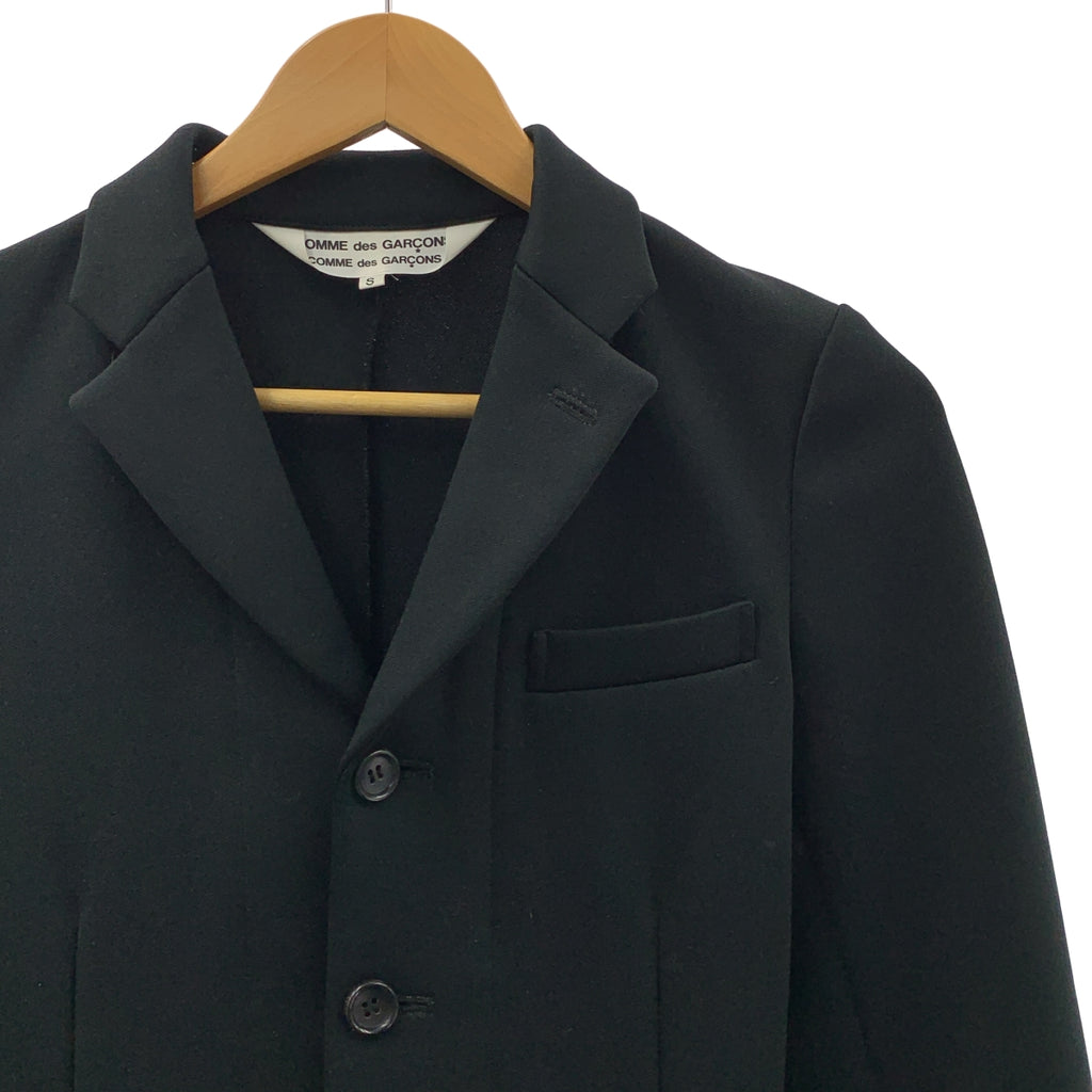COMME des GARCONS COMME des GARCONS / コムコム | 2012SS | ポリエステル 変形 インサイドアウト テーラードジャケット | S | ブラック | レディース