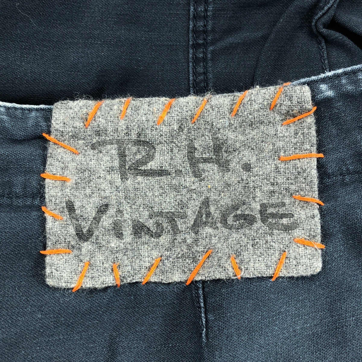 R.H.VINTAGE / ロンハーマンヴィンテージ | ミリタリー カーゴ ワイド パンツ | S | ネイビー | レディース