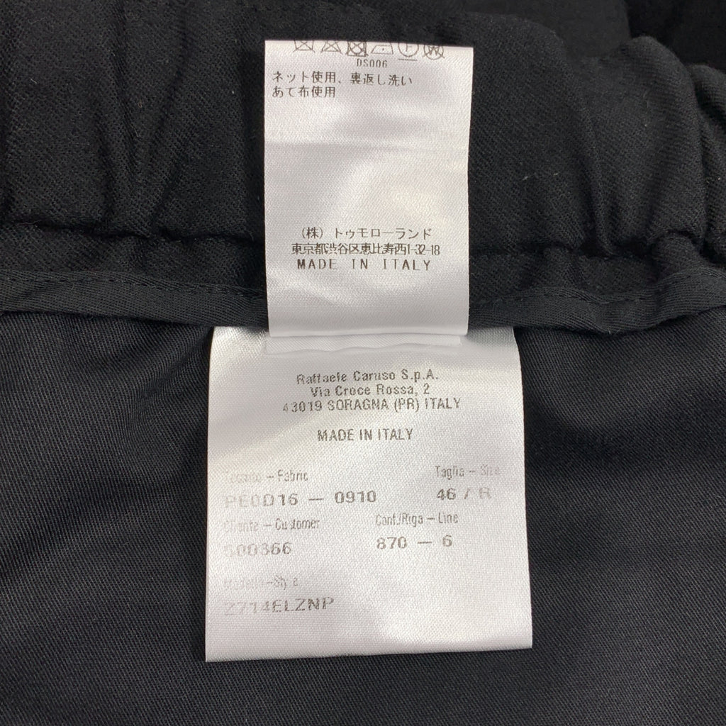 CARUSO / カルーゾ | ウール タック ドローストリング イージー パンツ | 46 | メンズ