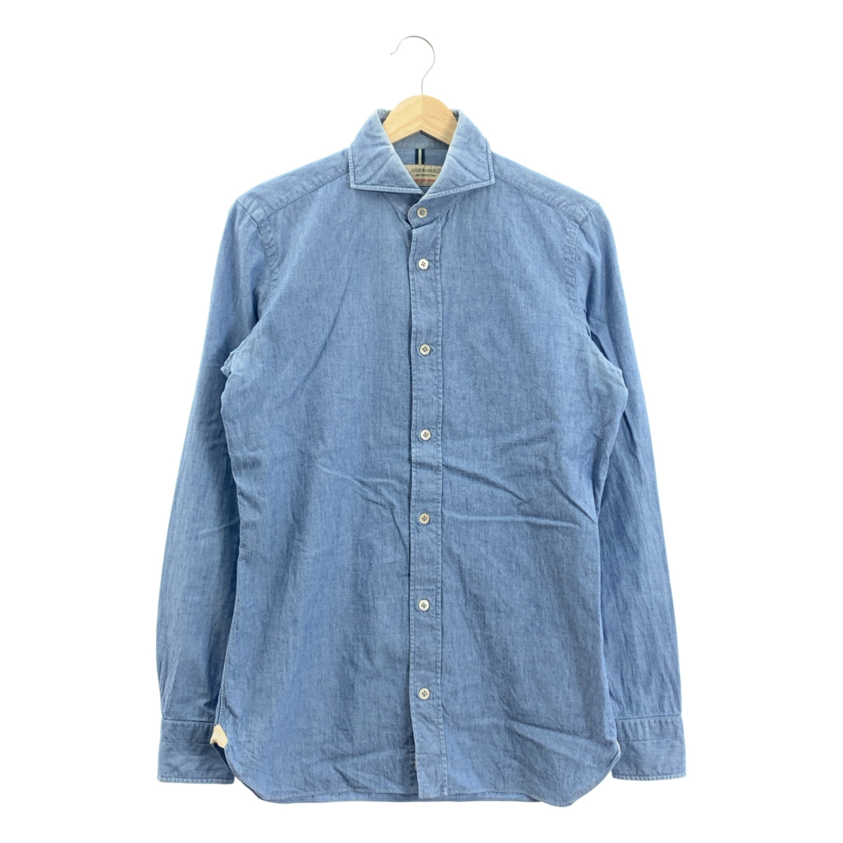 LUIGI BORRELLI / ルイジボレッリ | コットン ドレス シャツ | S |