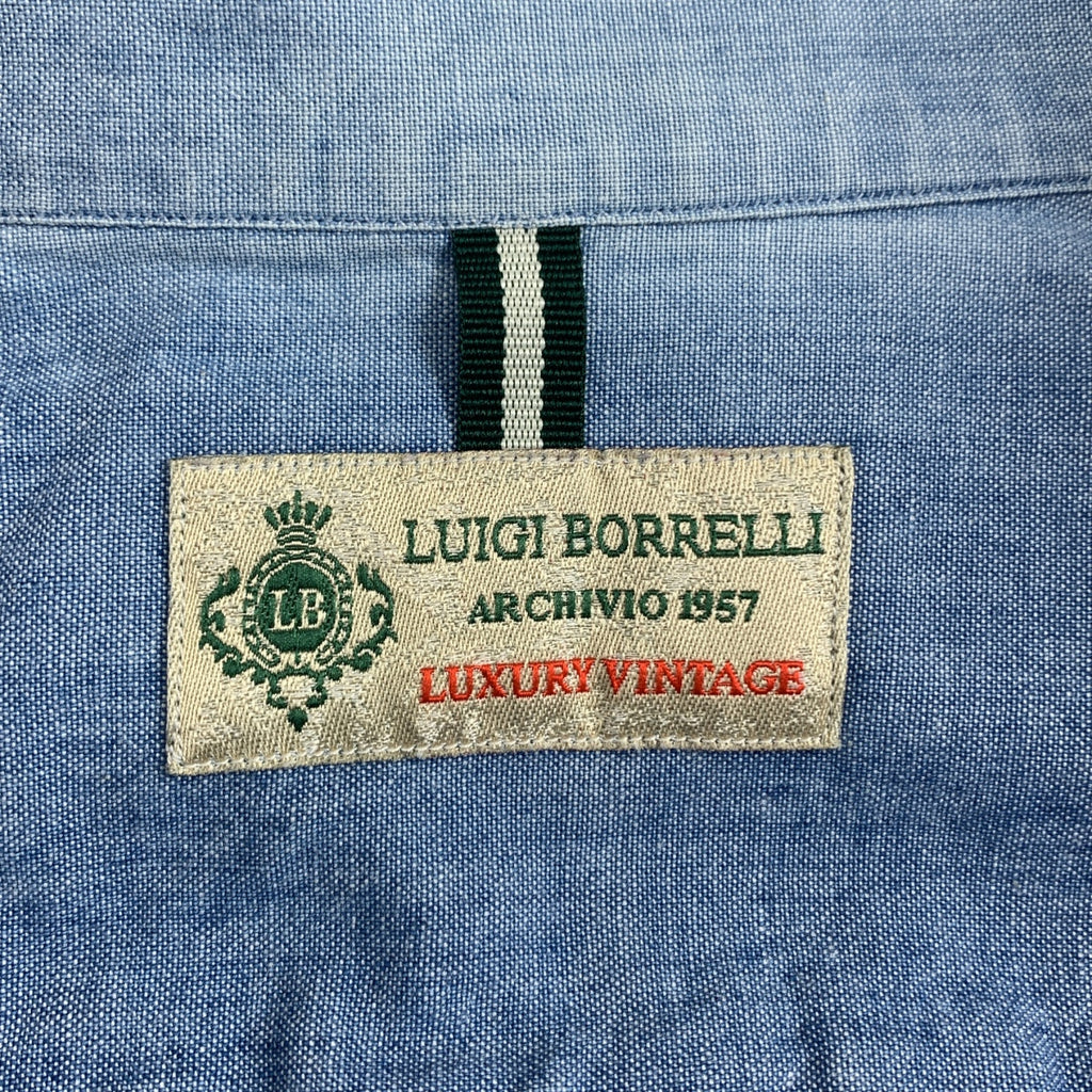 LUIGI BORRELLI / ルイジボレッリ | コットン ドレス シャツ | S |