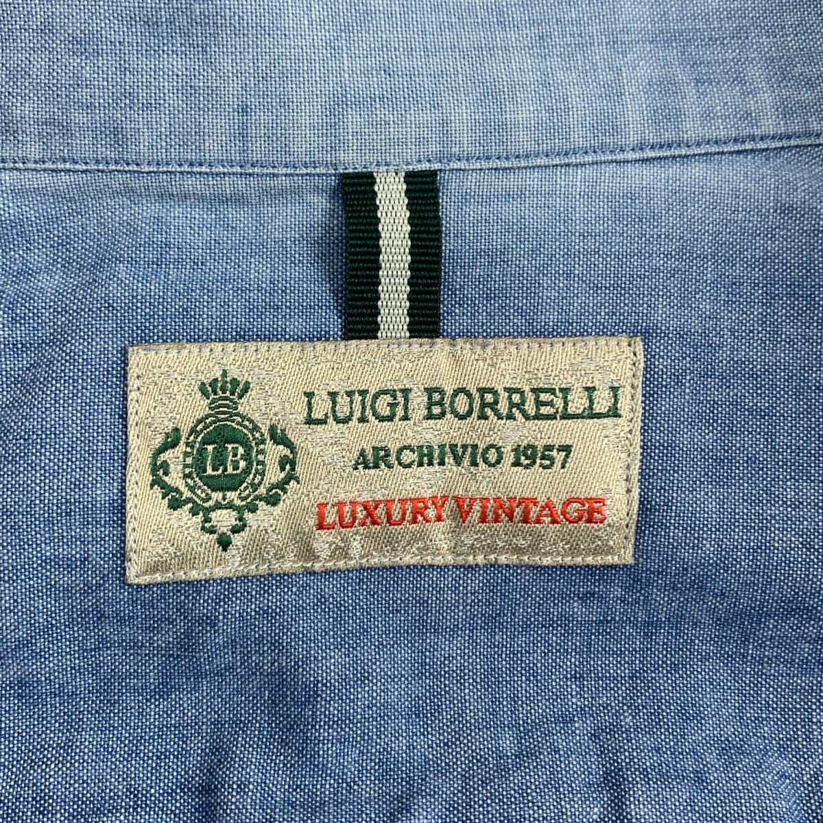 LUIGI BORRELLI / ルイジボレッリ | コットン ドレス シャツ | S |