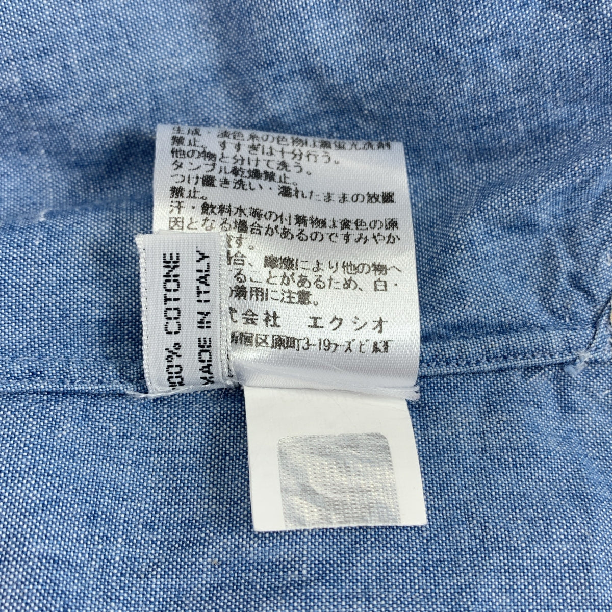 LUIGI BORRELLI / ルイジボレッリ | コットン ドレス シャツ | S |